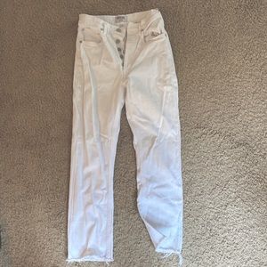 Agolde Riley white jeans